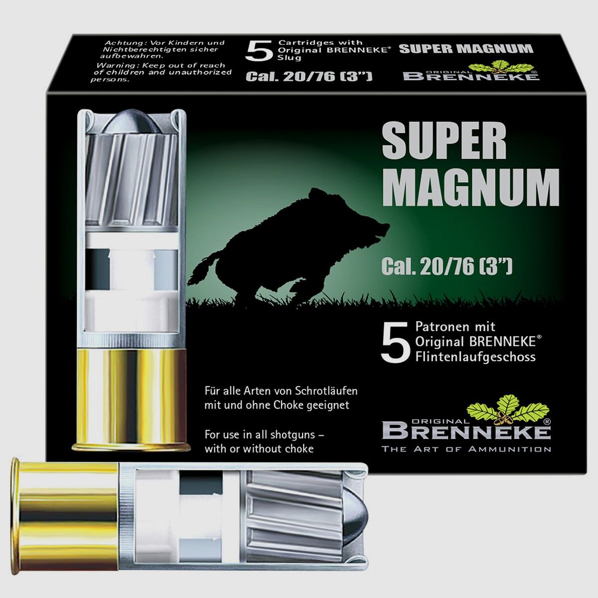 Brenneke 20/76 Super Magnum 28,4g/440grs. – 5 szt.
