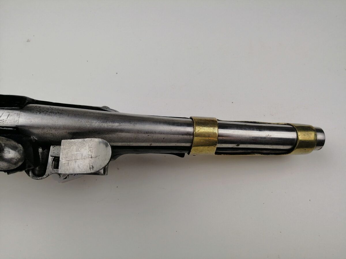 Schöner Kavalleriepistole Modell 1763-1766 – Herstellung St Étienne Ancien Régime – In TBE, Bild 7 von 14