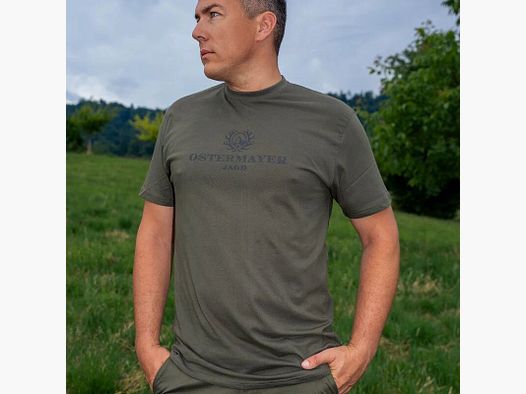 Ostermayer Chasse Logo T-Shirt Hommes - Ostermayer Chasse