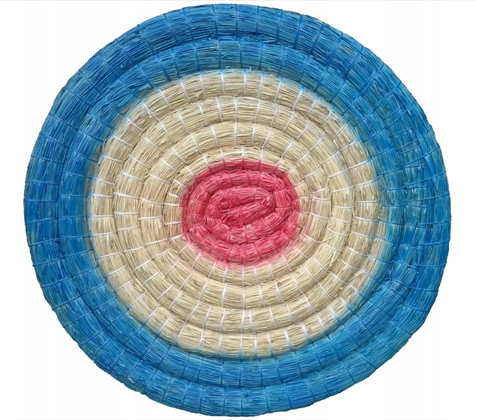 Round straw archery target, 65 cm – painted target zones, image 2 of 6