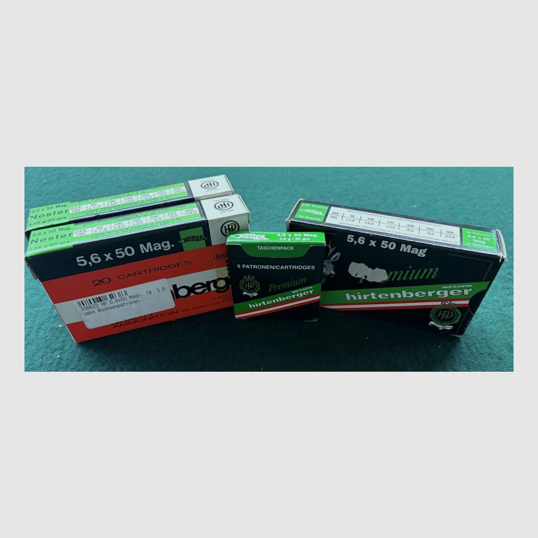 Hirtenberger Premium 55 grs. Nosler