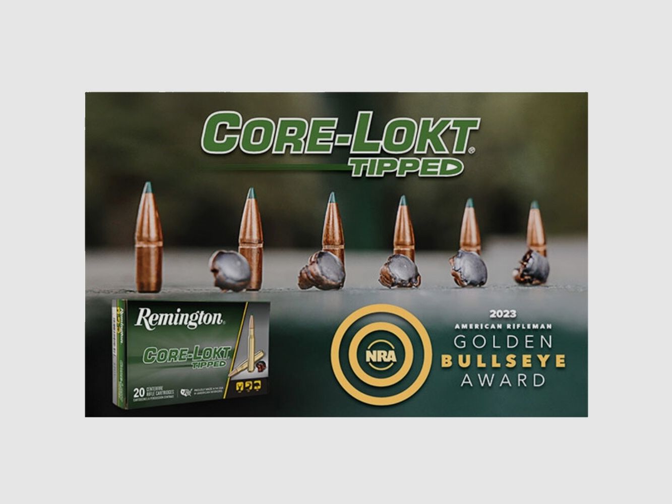 Remington .30-06 Spr. Core Lokt Tipped 10.7g/165grs., image 4 of 4
