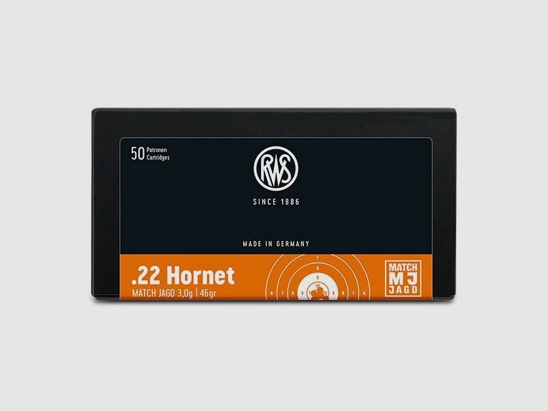 RWS RWS Match Jacht .22 HORNET 3,0G 50ER