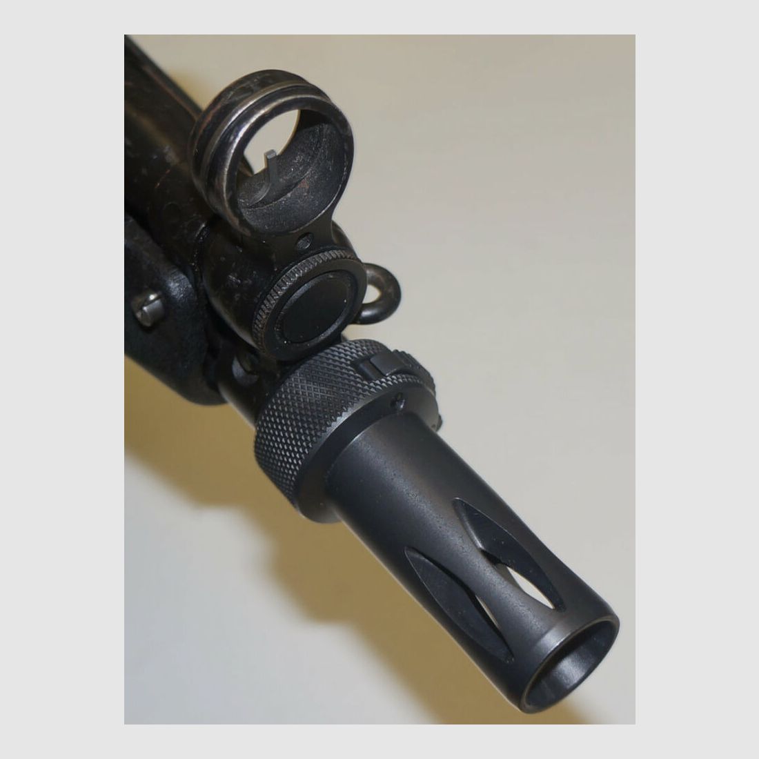 Heckler & Koch Mündungsfeuerdämpfer Heckler & Koch HK H&K MP5 Kal.9x19, 3-Warzen-Verriegelung/TriLock.