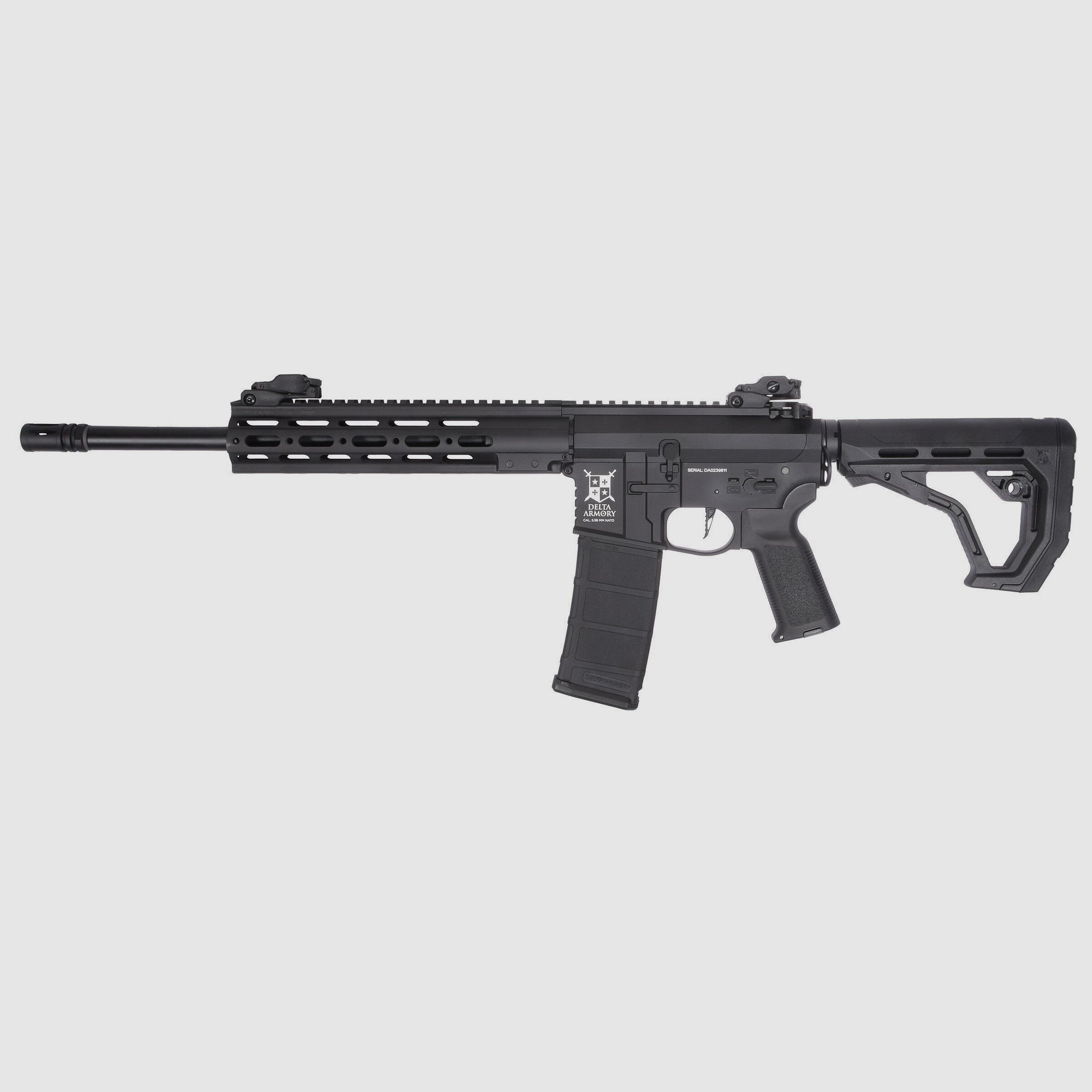 AR15 TEMPEST 1 ALPHA EAGLE ETU Schwarz S-AEG Softair Gewehr Frei ab 18 Jahren | Delta Armory