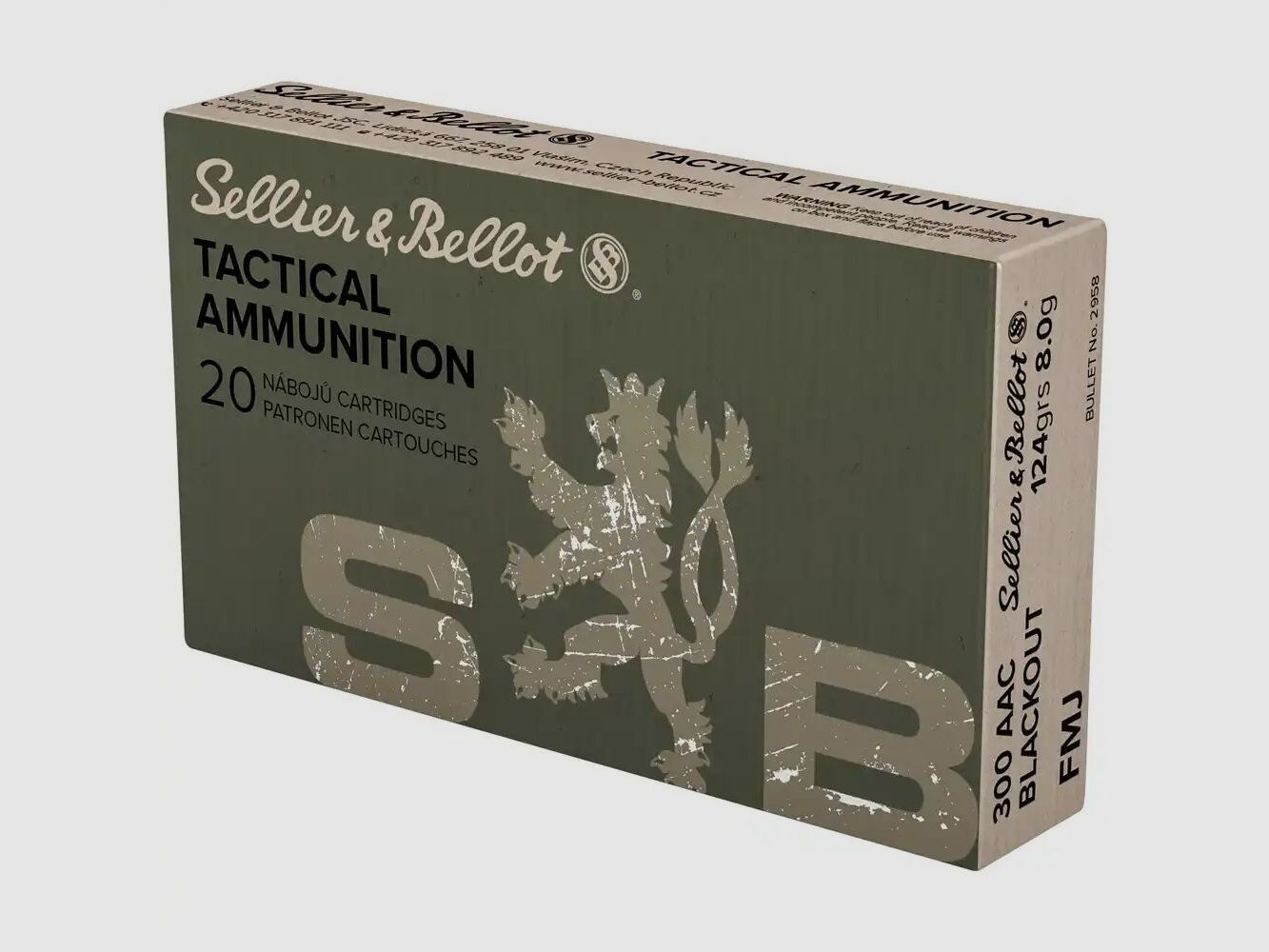 Sellier & Bellot S&B FMJ 124grs. 20Stk, Bild 1 von 2