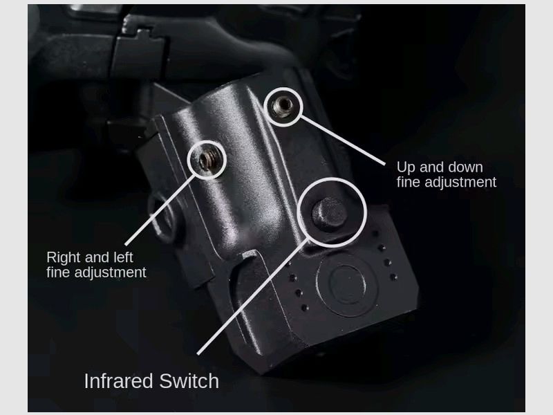 Laser Picatinny Universeel Airsoft Softair Paintball Wapen Geweer Roodpunt