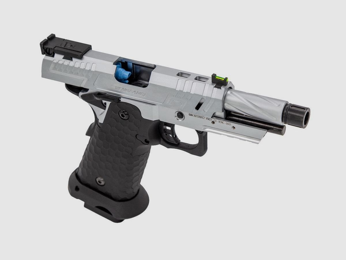 REPLIK GBB GAS VORSK CS HI-CAPA VENGEANCE COMPACT SCHWARZ / SILBER 1,0J, Bild 2 von 4