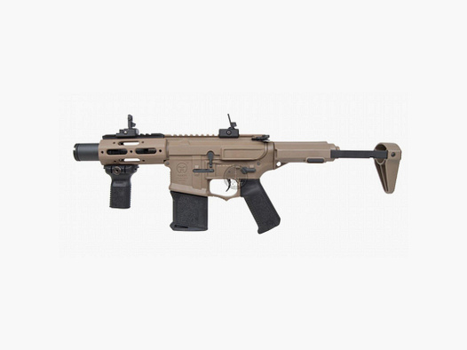 Softair - Fusil - ARES - Amoeba M4 015 EFCS S-AEG terre sombre - à partir de 18 ans, plus de 0,5 Joule