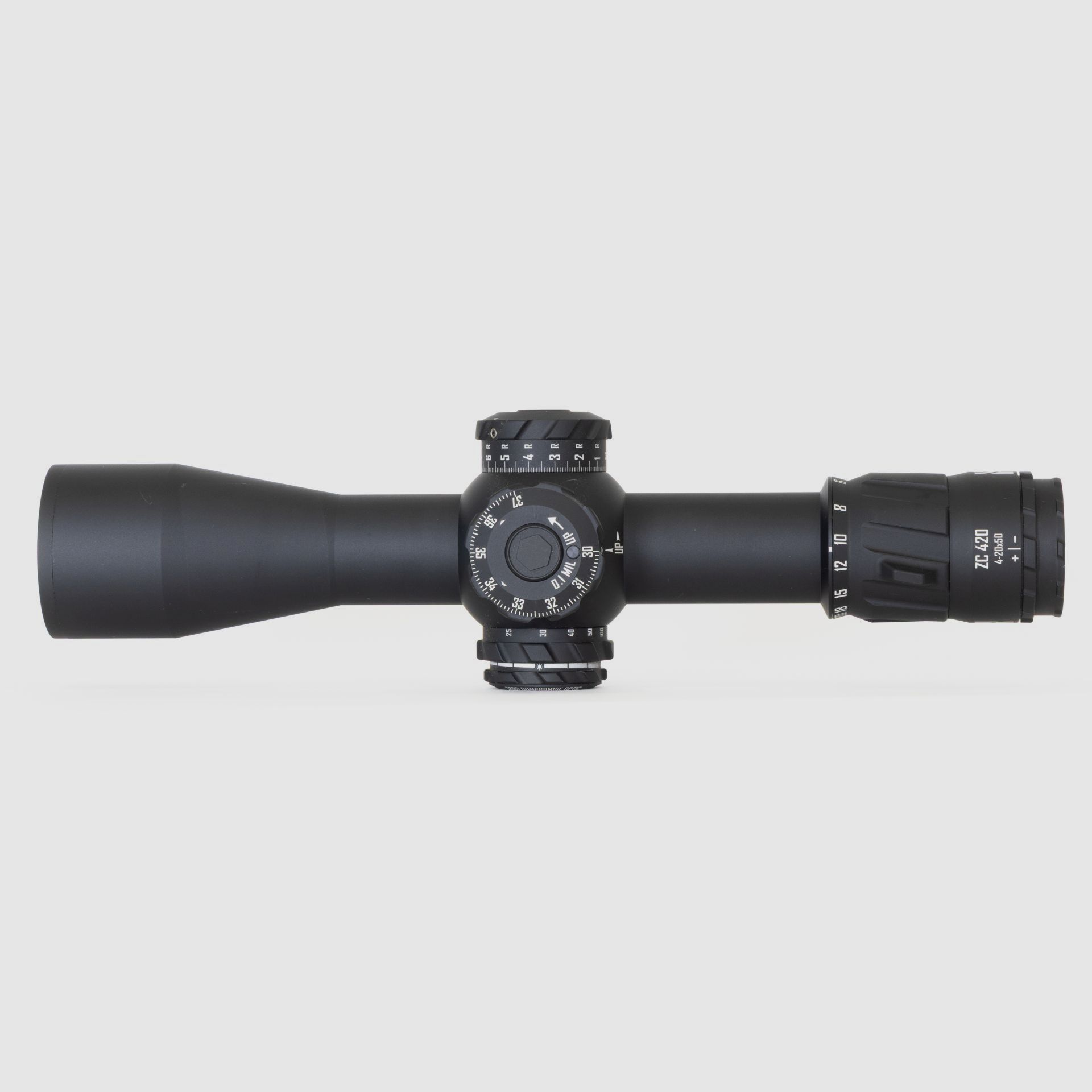 Zielfernrohr Zero Compromise Optics ZC420 4-20×50 Ret. Tremor3 MIL mit Blockierturm FDE, Bild 3 von 4