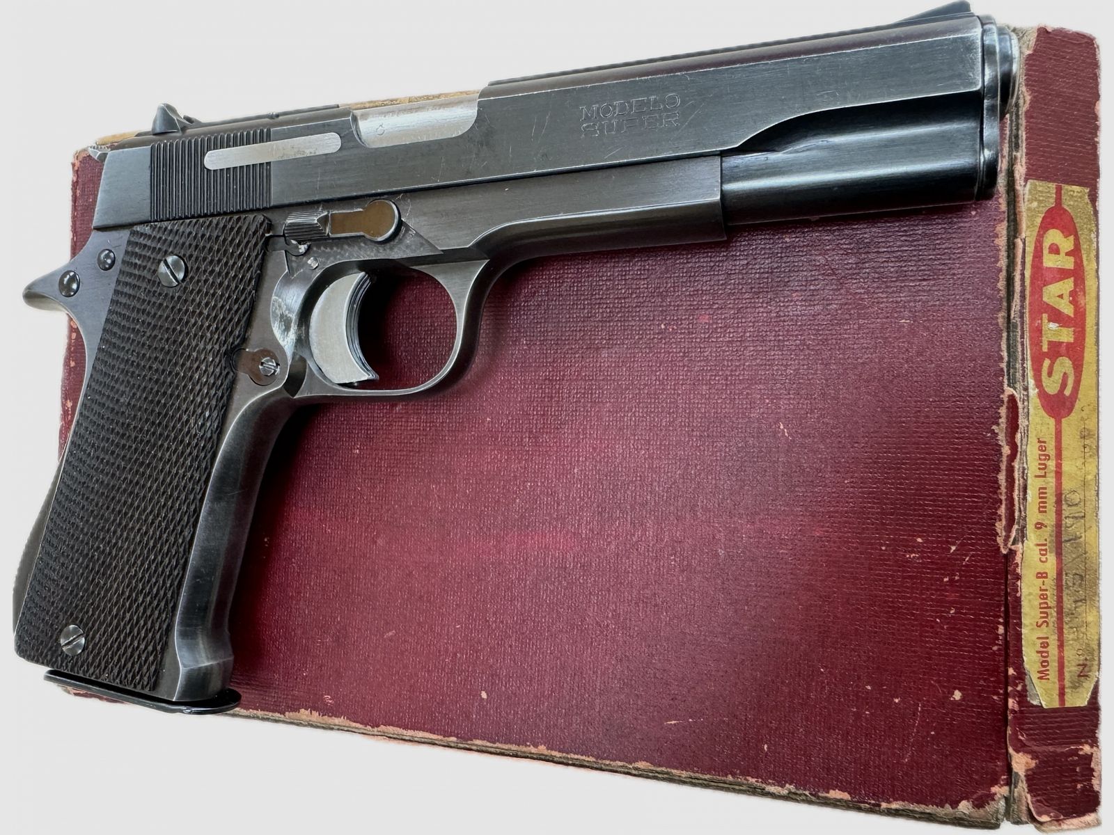 Selbstladepistole Star Modelo Super, Kaliber 9 mm Luger