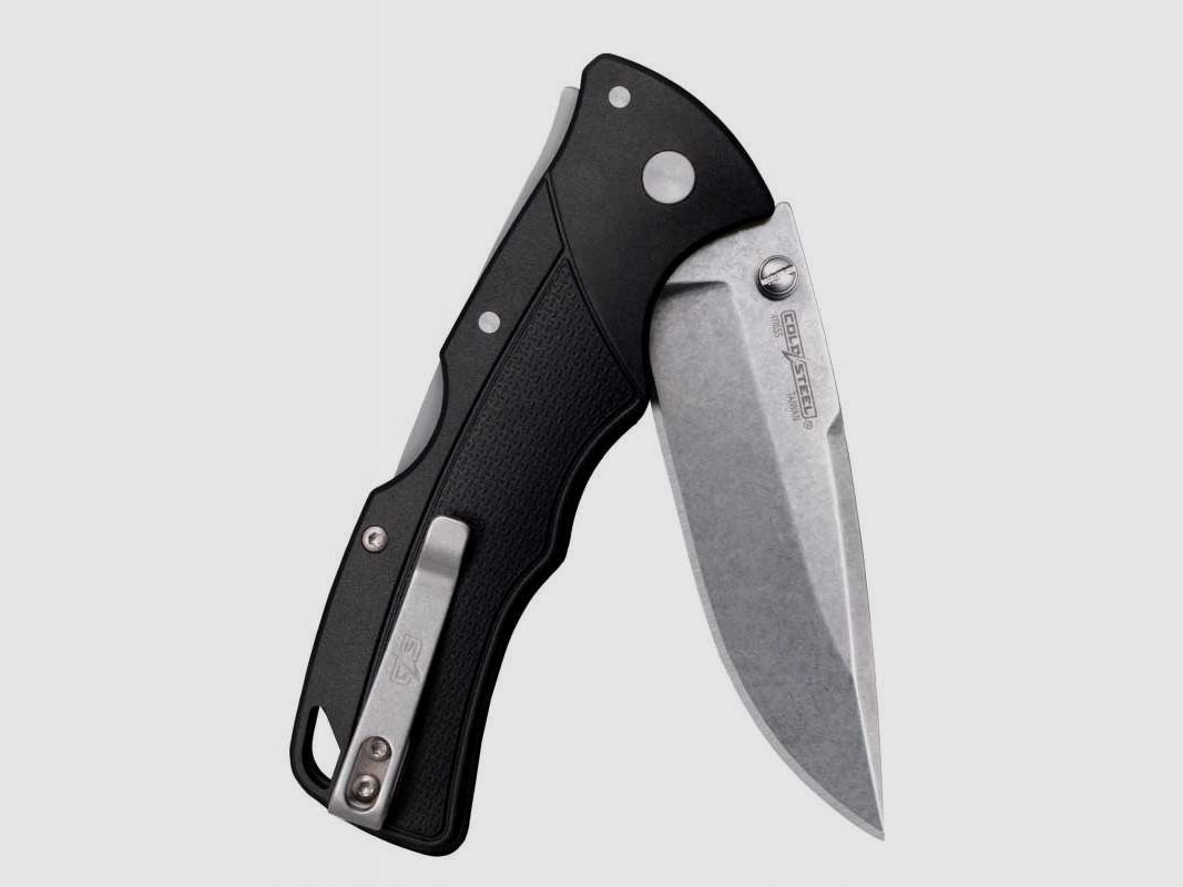 Cold Steel Verdict Taschenmesser, Spear Point, 4116SS, schwarzer Griff