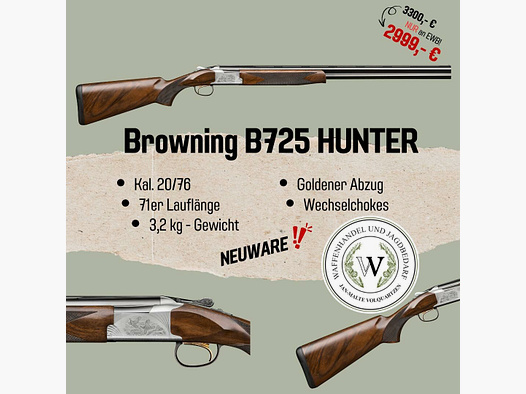 Browning B725 Hunter 20/76