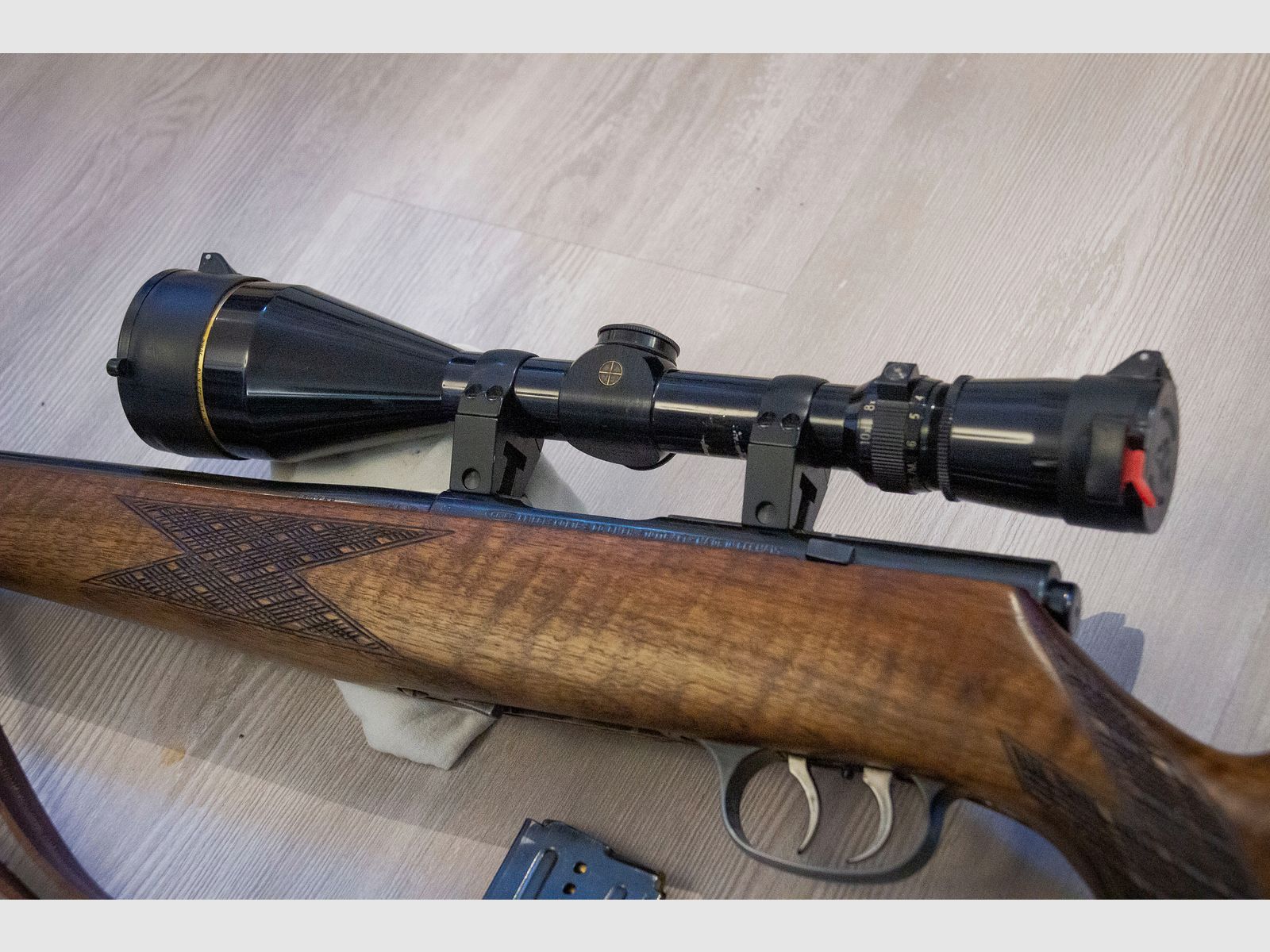 Krico .22Hornet, incl. Optiek: Leopold 3,5-10 x 50