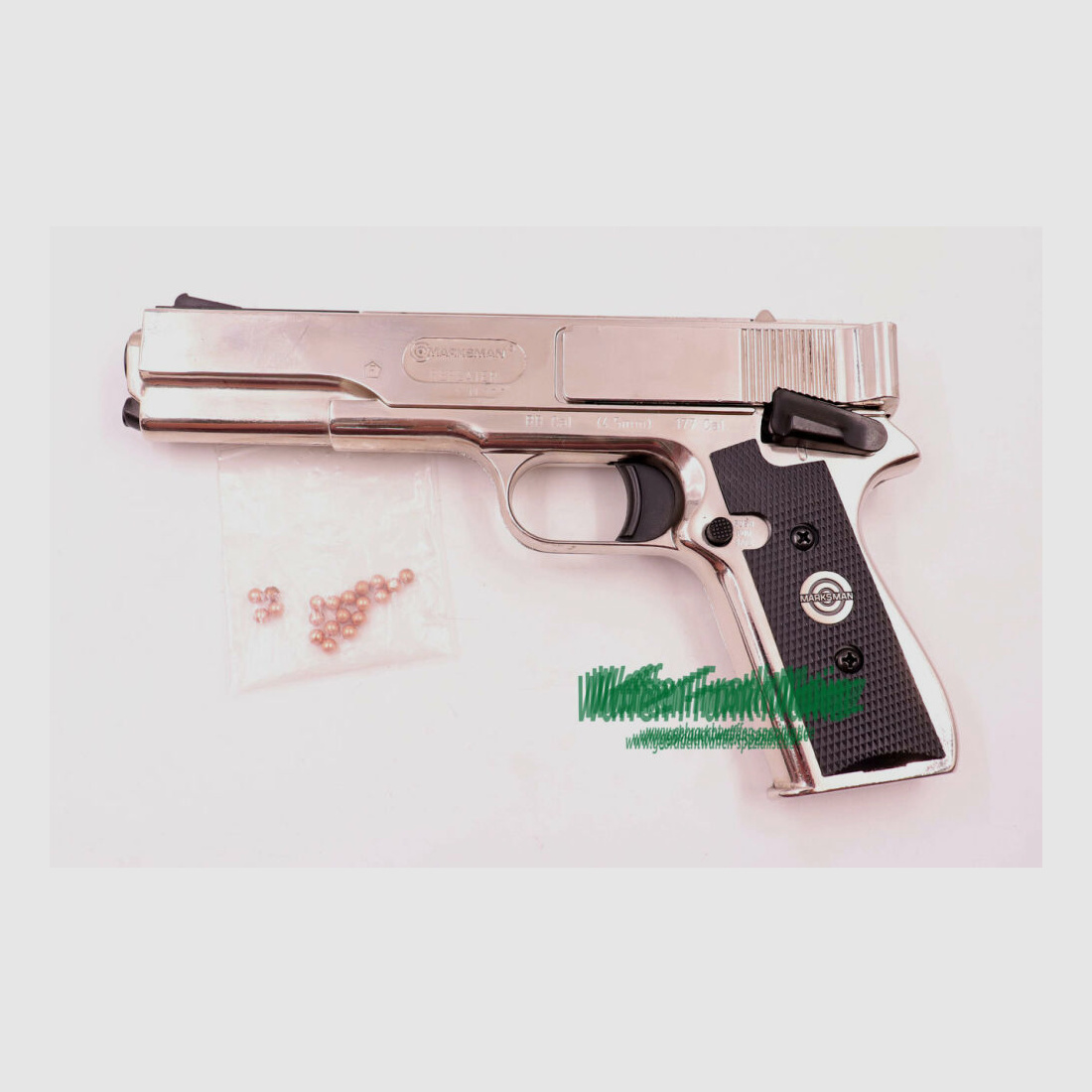 Marksman / USA Mod. BB Repeater vernickelt 4,5mm/.177 glatt