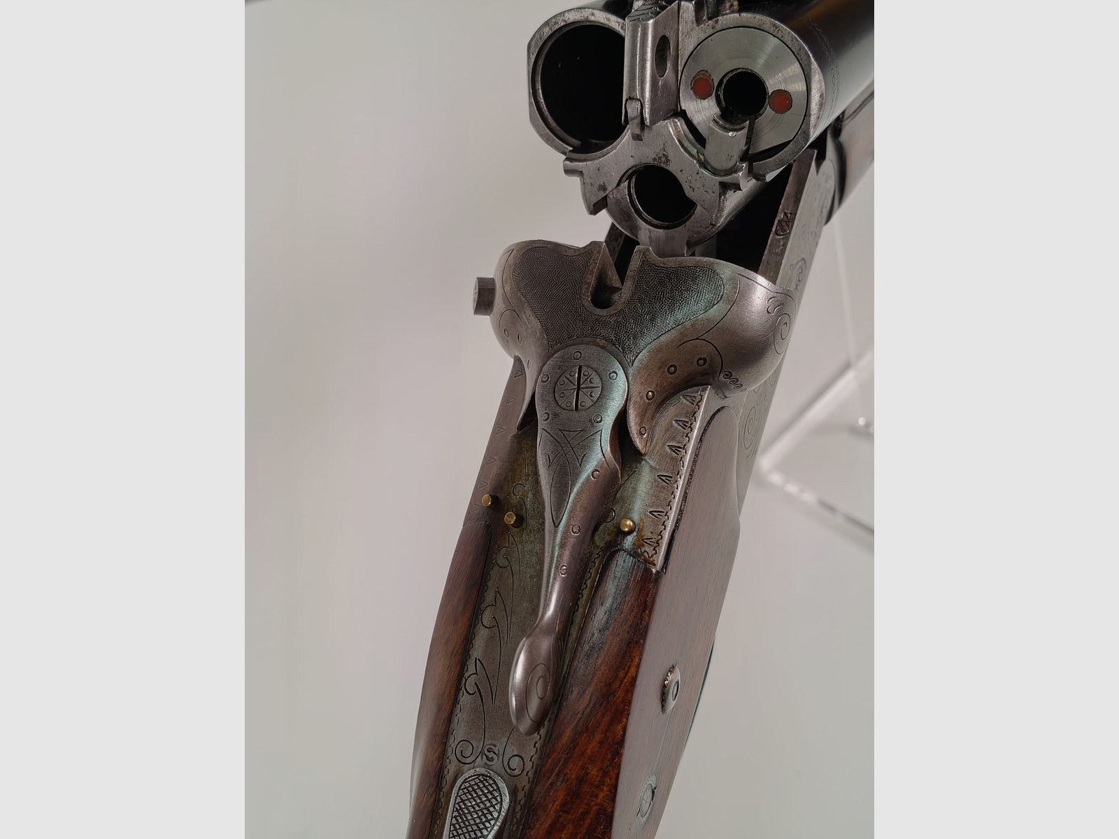 Merkel Drilling 7x57R, 12/70 e .22 Hornet Einstecklauf VVV incl. Zeiss Ziel-4, immagine 7 di 9