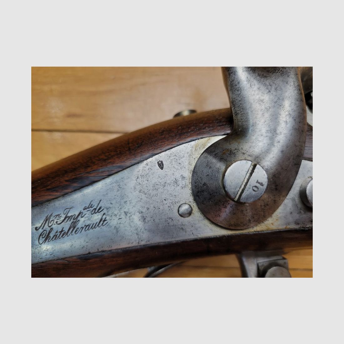 Sehr schönes Infanteriegewehr Modell 1842 T - Kaiserliche Manufaktur Châtellerault 1853 – Waffe mit Nummer und 64. Linie – TBE, Bild 1 von 31