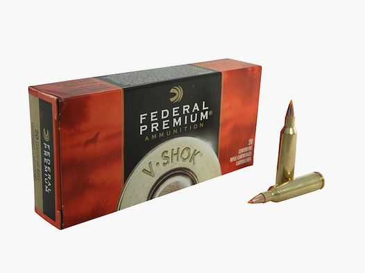 Federal Premium Varmint & Predator Nosler Ballistic Tip .22-250 Rem. 55GR 20 patronen