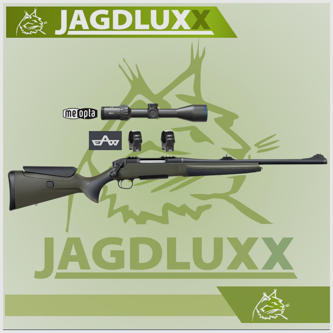 Haenel JAEGER NXT Composite 308Win komplett mit Meopta Meohunter Optik