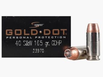Speer Gold Dot Persoonlijke Bescherming .40 S&W 180GR GDHP 20 patronen