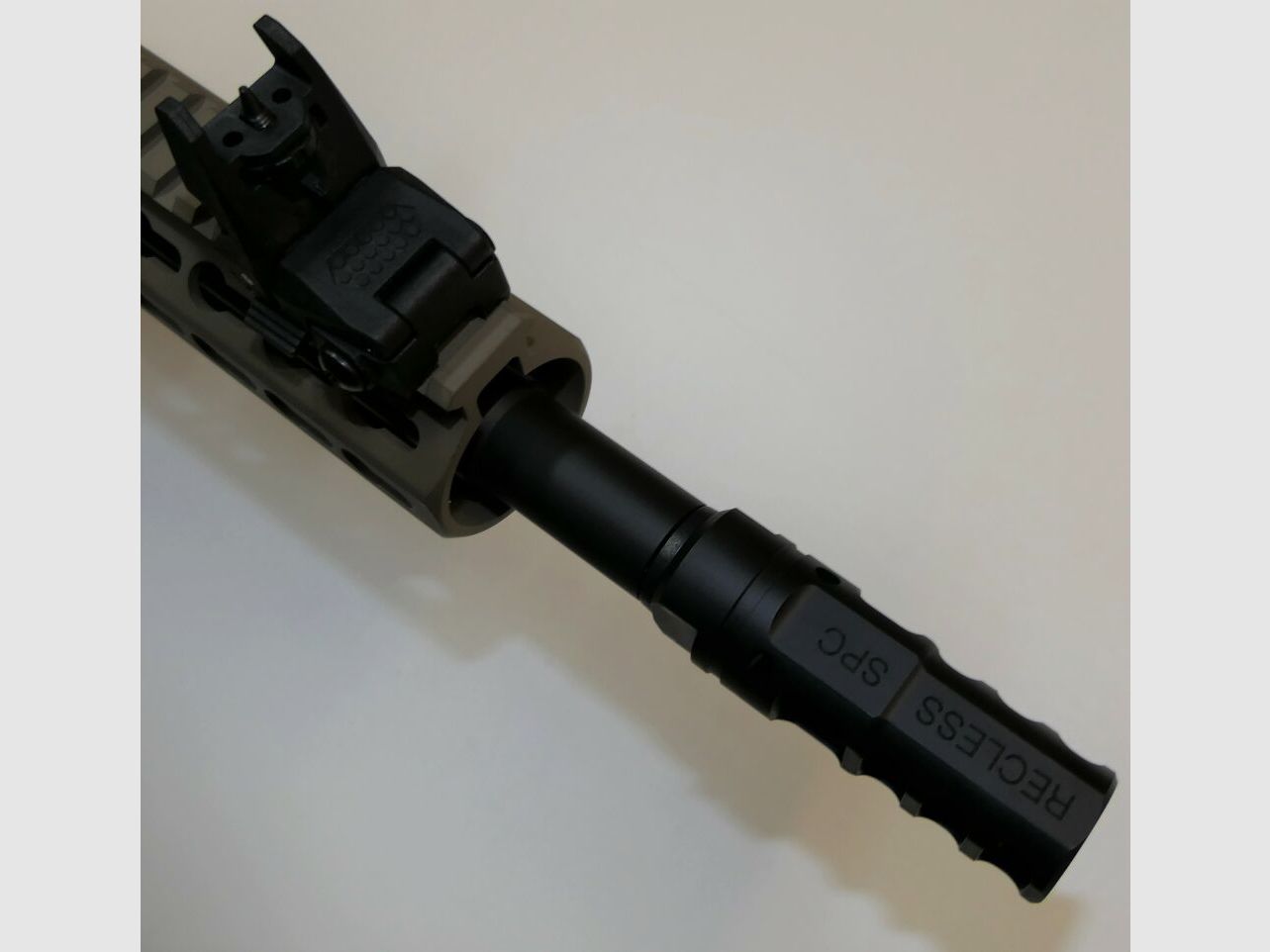GWMH Selbstladebüchse GWMH SPC-HUNTER A4 10" (SWISS PISTOL CARBINE) FDE Kal.9x19 AR15 Glock Magazin