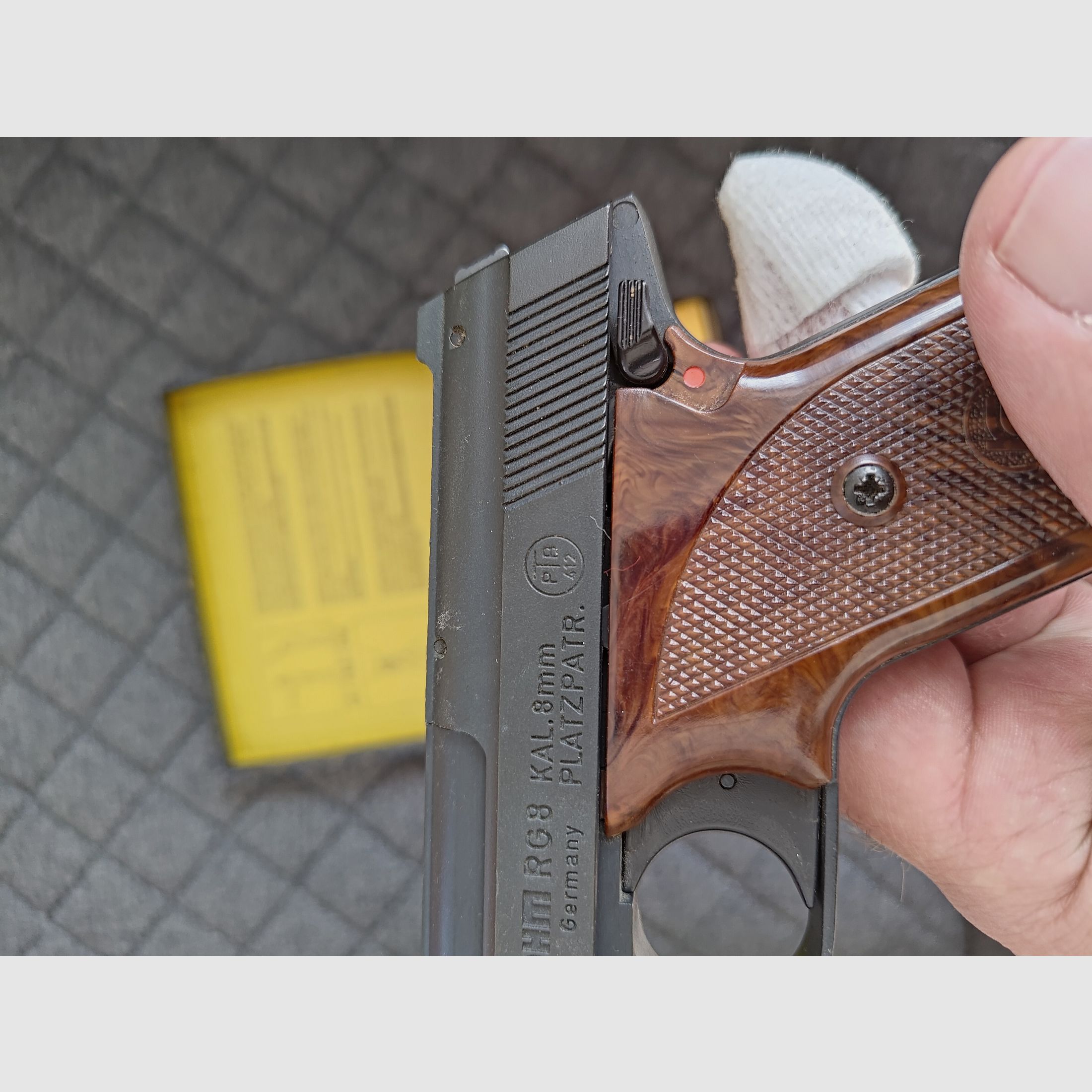 Röhm 8mm Scheckschuss Pistole 
