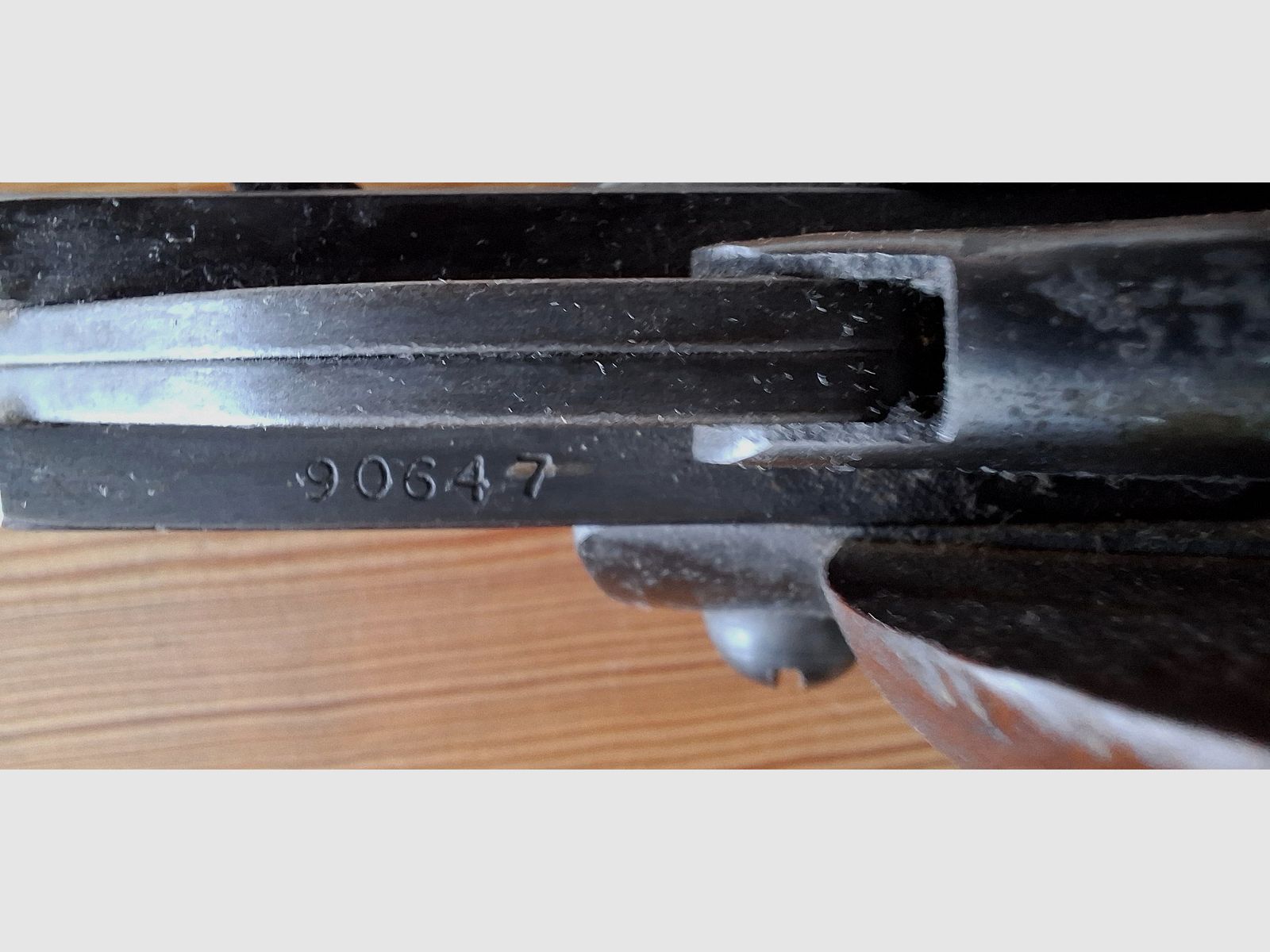 Burgo „Meisterschütze“ (Weihrauch HW 35) Cal. 4,5mm – rarità intorno al 1960, blocco del barrel, senza marchio F, libero da 18 anni!, immagine 3 di 6