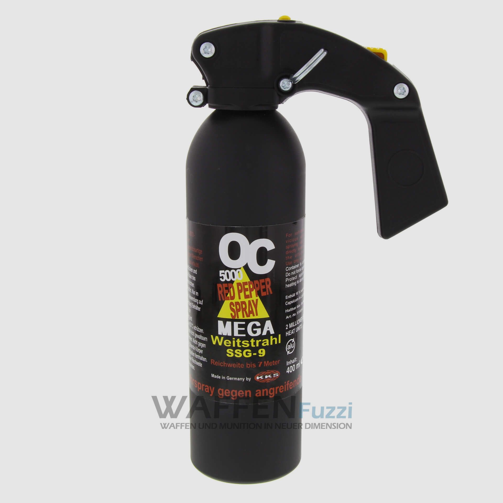 KKS OC 5000 Mega Weitstrahl Pfefferspray 400 ml