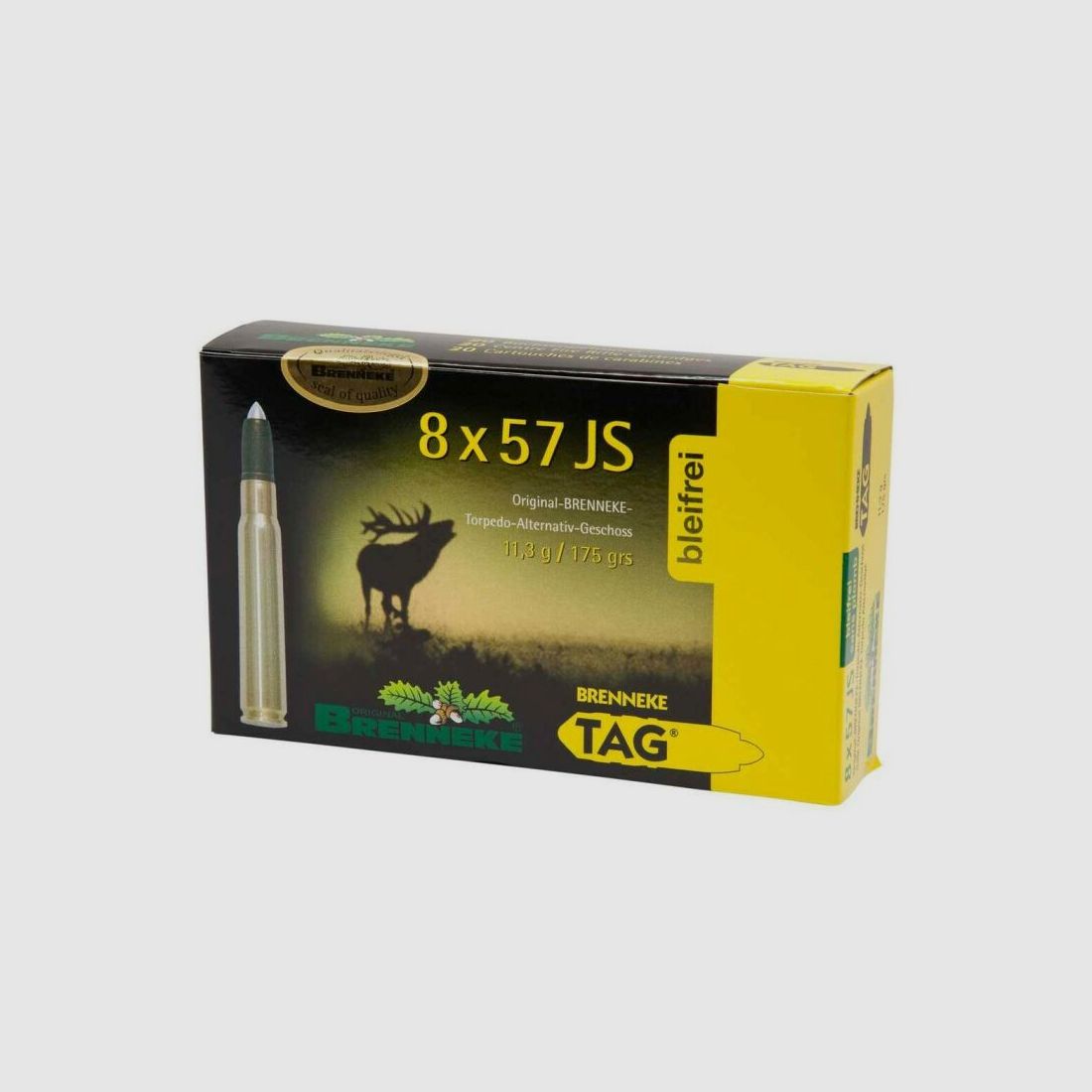 Brenneke 8x57 IS TAG bleifrei 11,3g/175grs.