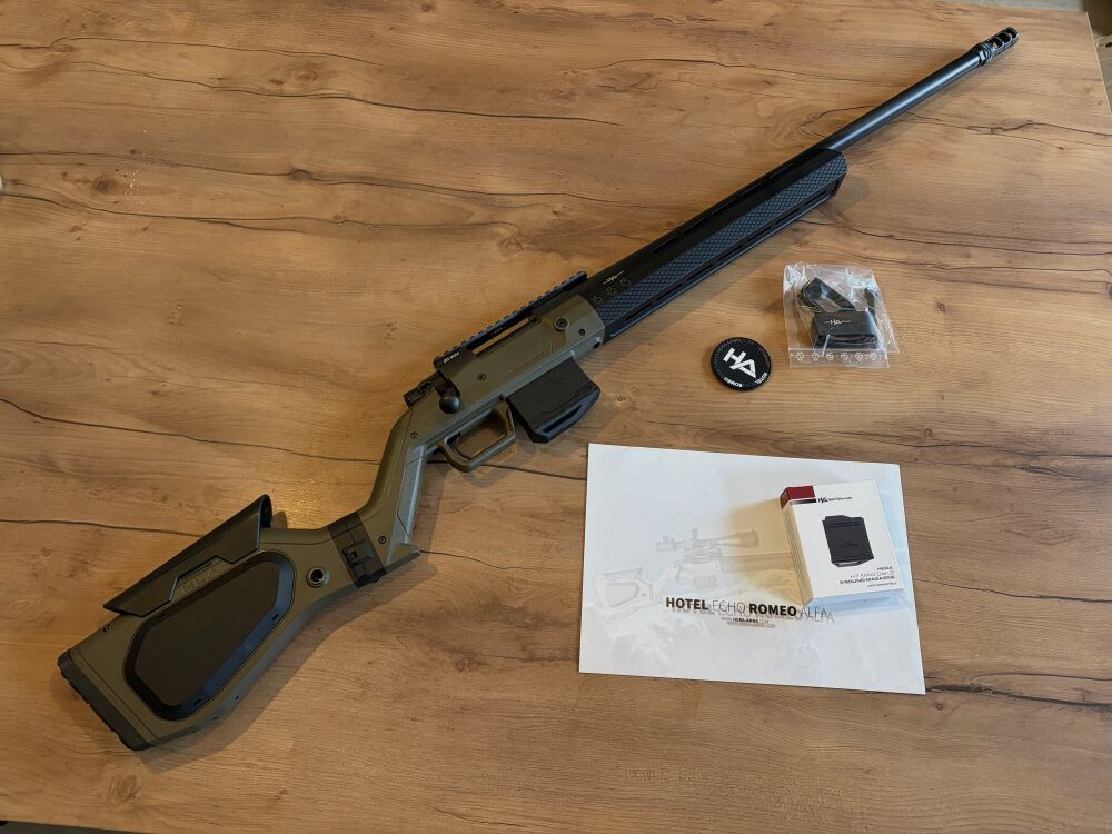 Hera Arms H7 HOWA M1500 Short Action Heavy Barrel 24" 6,5mm Creedmoor Verde OD