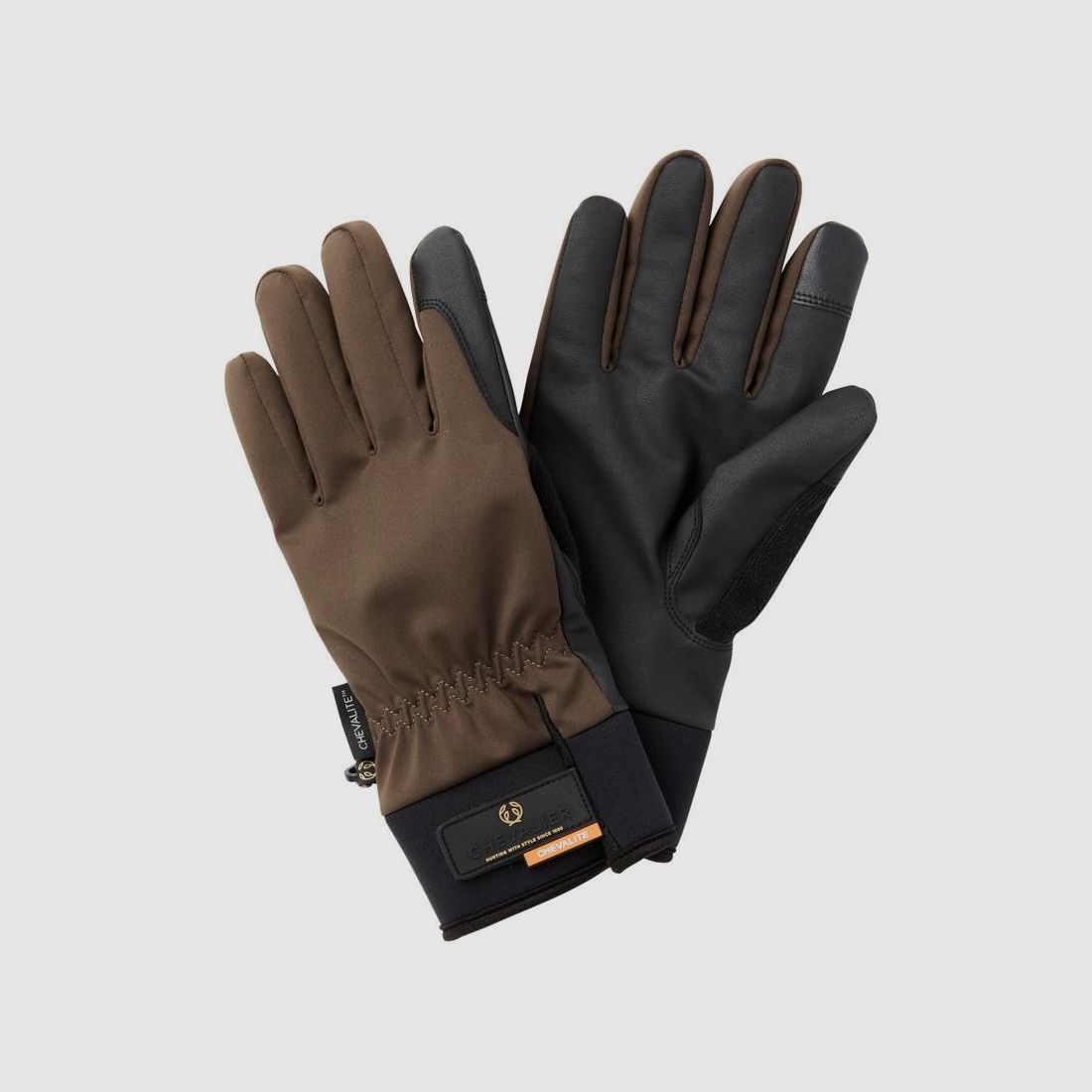 Chevalier Waterproof Warm Shooting Gloves Leather Brown 9