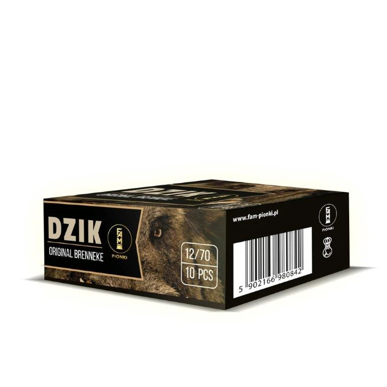 FAM Pionki 12/70 bala para escopeta DZIK Brenneke