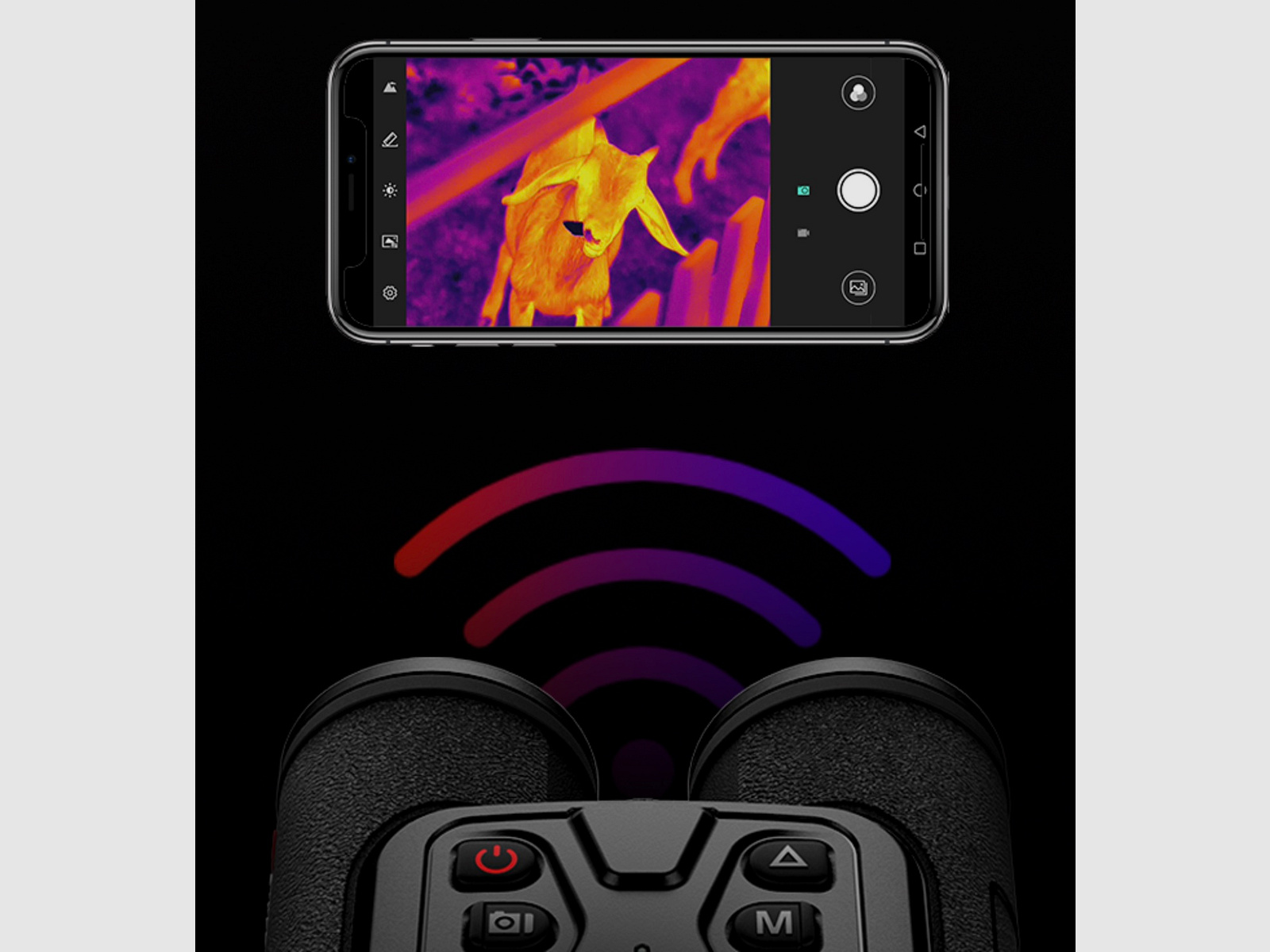 Guide Thermal Imaging Binoculars TN630 Handheld 640x480 Sensor