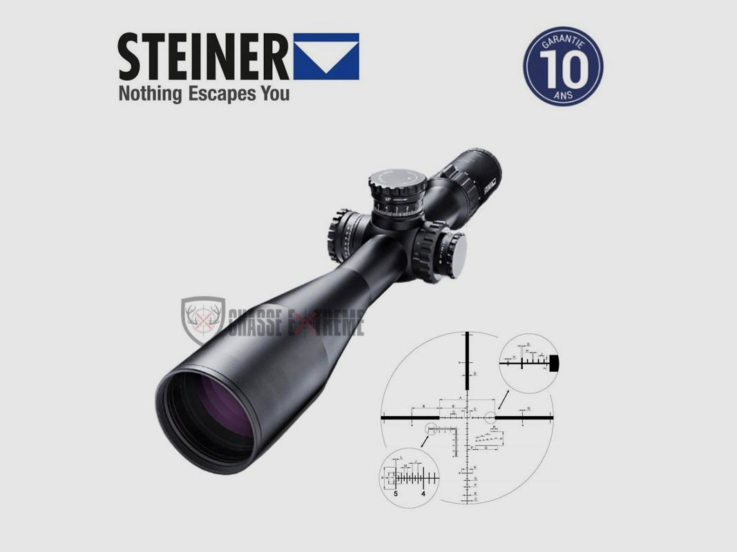 Ottica STEINER Military M5xi 5-25x56mm Reticolo Msr2 Illuminato, immagine 1 di 2