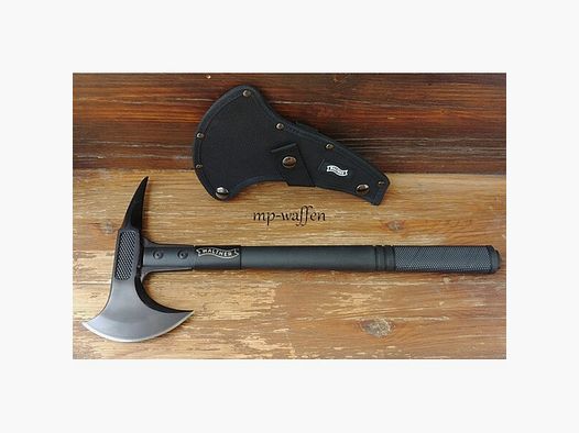 WALTHER Camping Axt Tomahawk Schwarz One Size