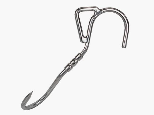 Crochet pivotant pour treuil