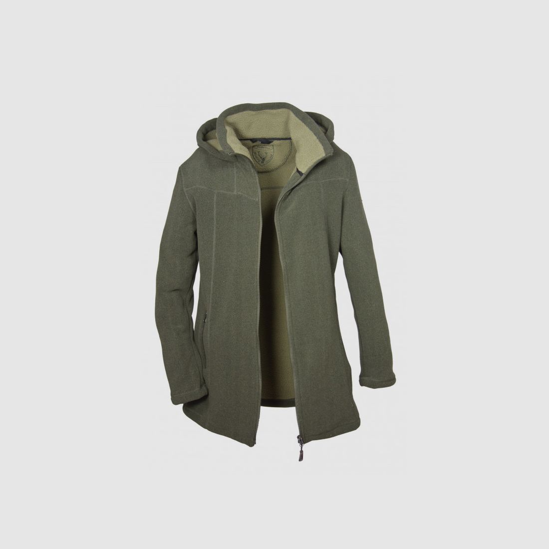 HUBERTUS LADIES FLEECE COAT POLAR FLEECE