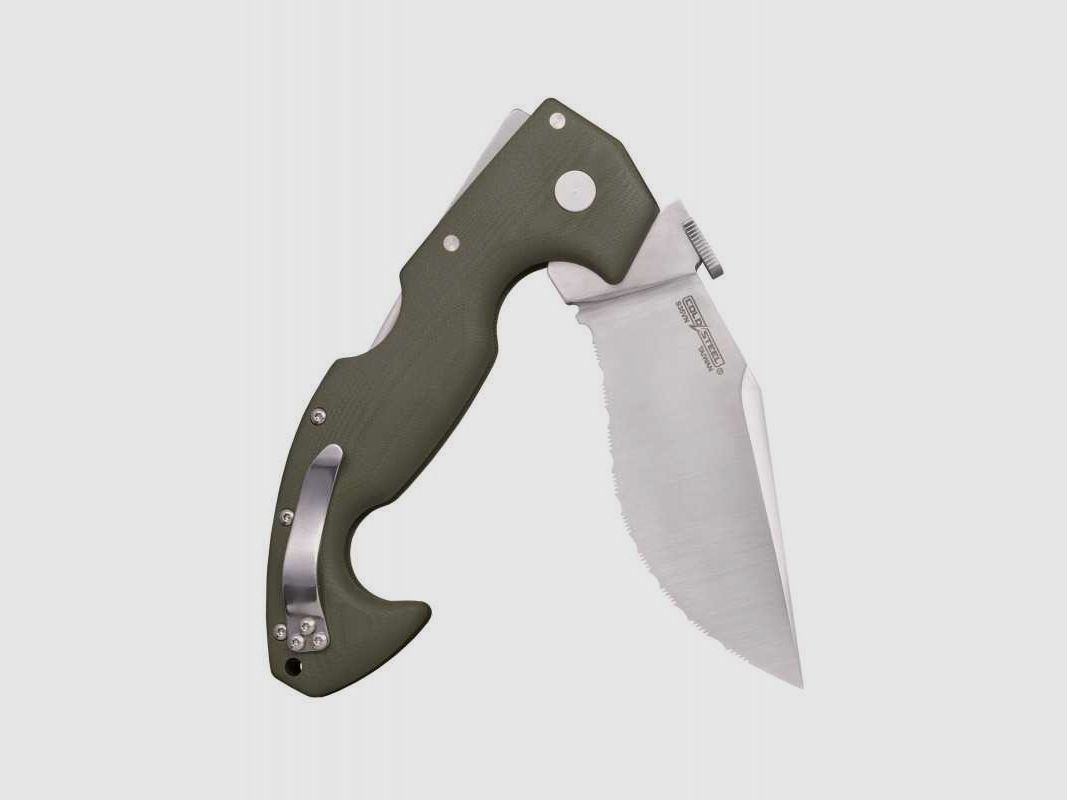 Cold Steel Lynn Thompson Signature Spartan Taschenmesser, S35VN Stahl, Wellenschliff