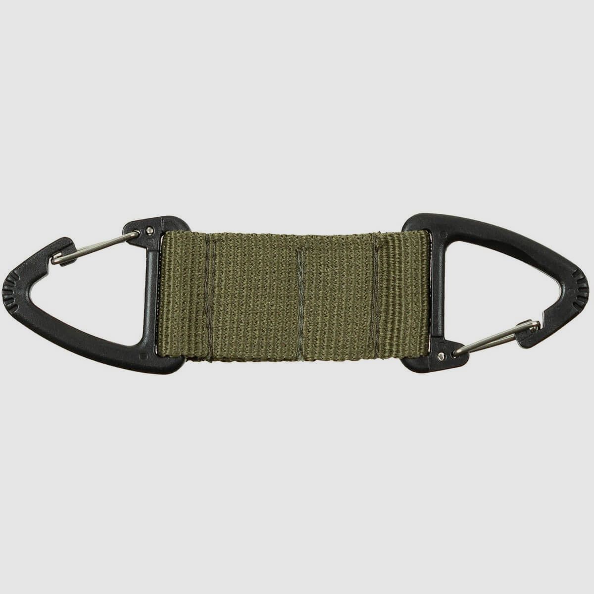 MFH Universalhalter doppelt Karabiner - Oliv