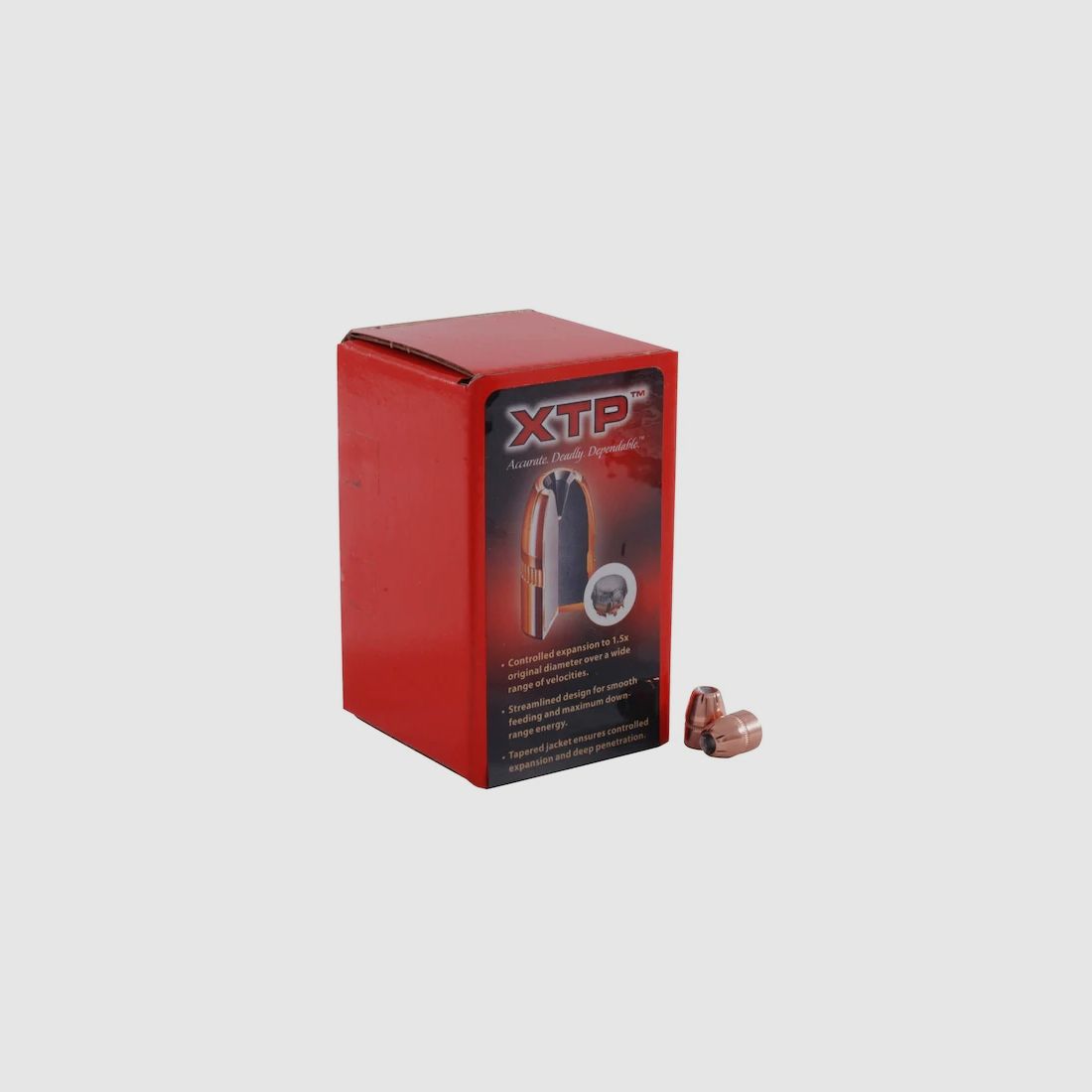 Hornady Geschoss .38/.357 HP/XTP mit Crimprille 110GR 100 Stück