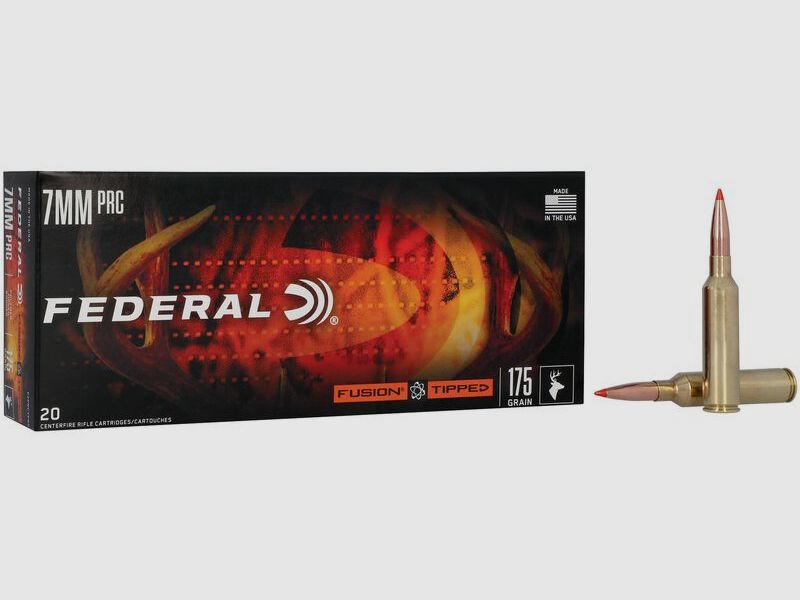 Federal Fusion Tipped 7 mm PRC 11,3 g / 175GR Jagdmunition – 20 Stück #F7PRCTFS2