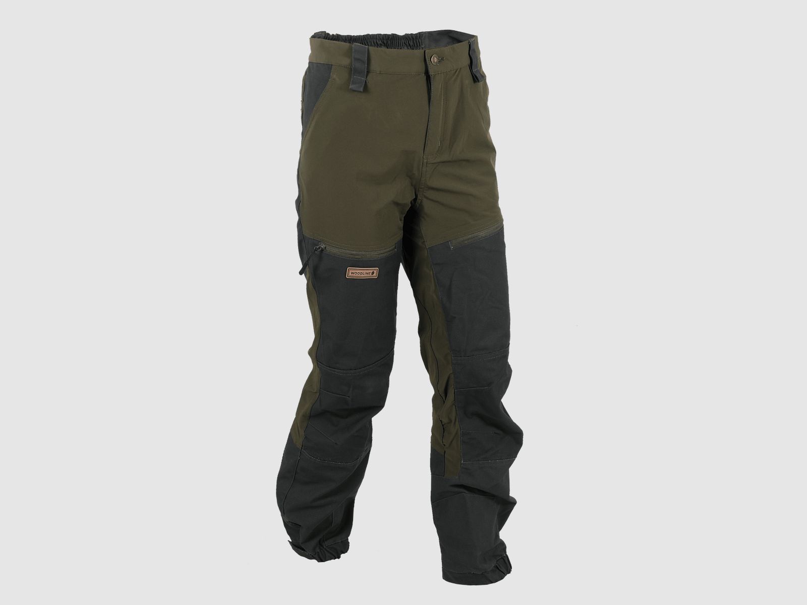 Woodline Ekholme Outdoor Pants Kids Green/Grey 110