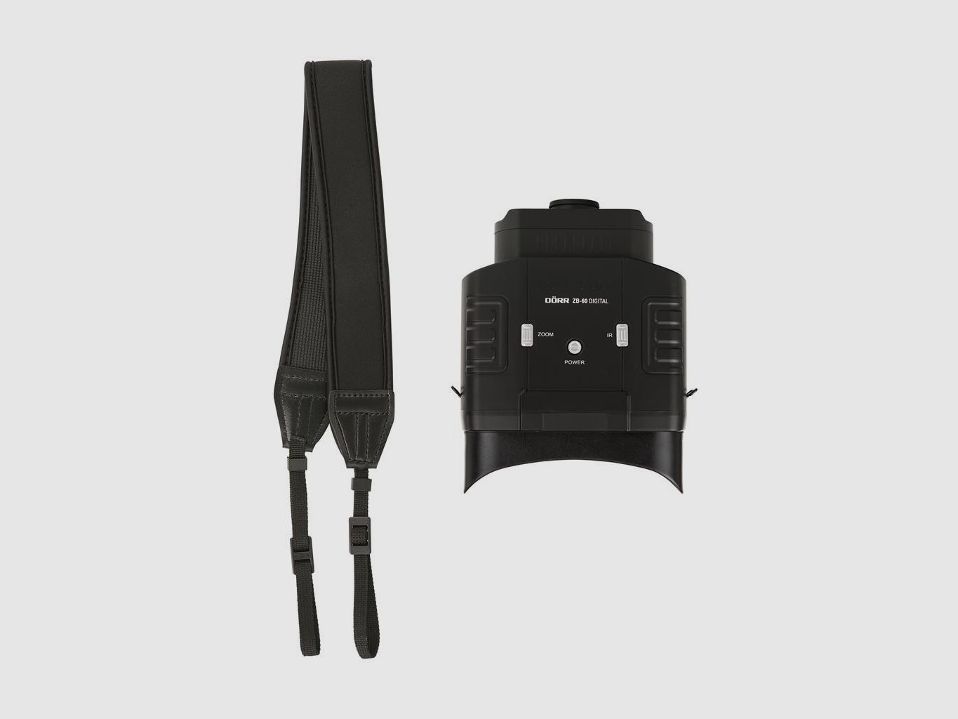 DÖRR Digitales Nachtsichtgerät ZB 60 IR Beleuchtung 7 stufig bei Nacht bis 100m 490335