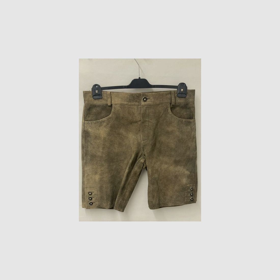 Pantalon en cuir court pour homme