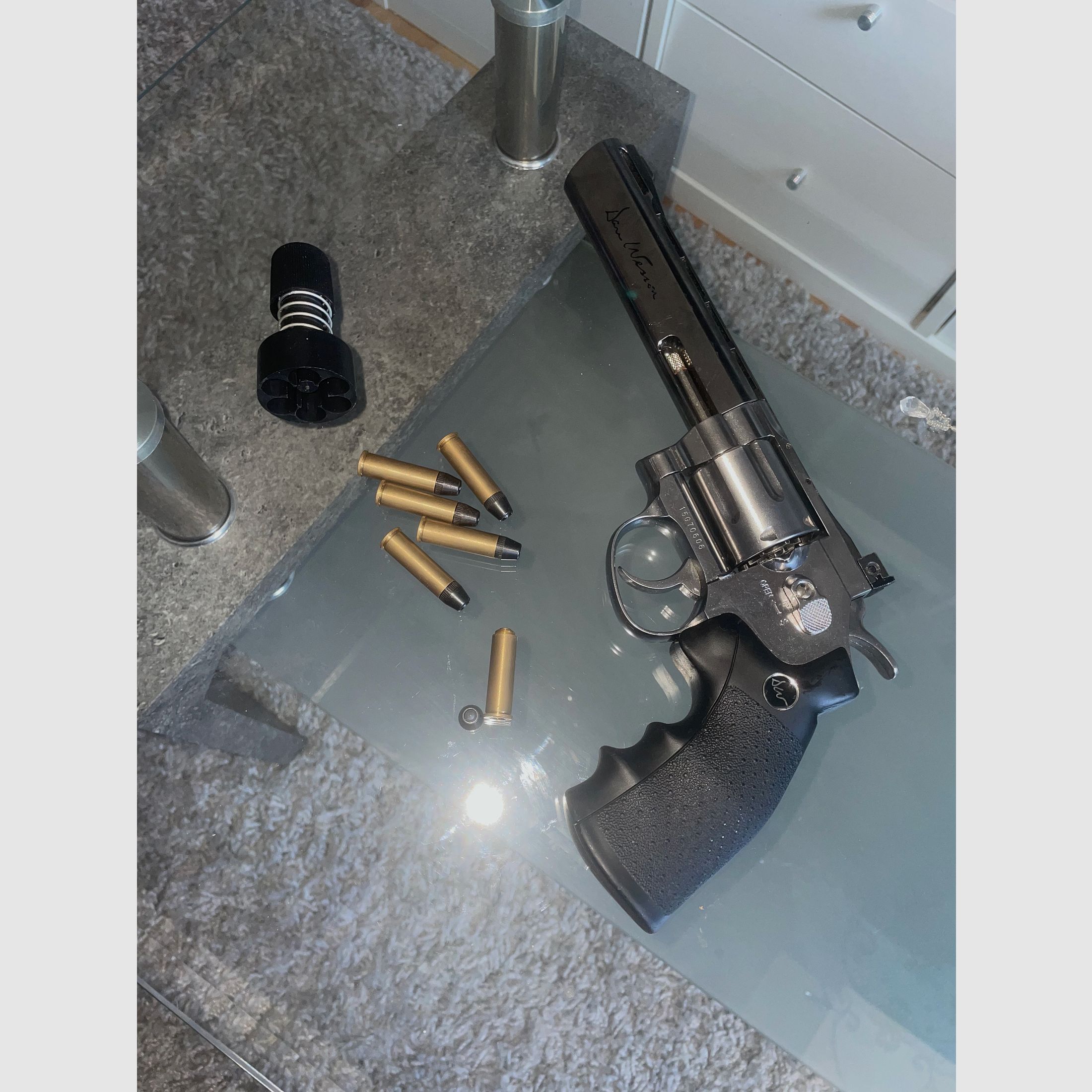 Dan & Wesson Revolver  6Zoll 4,5mm Diabolo 