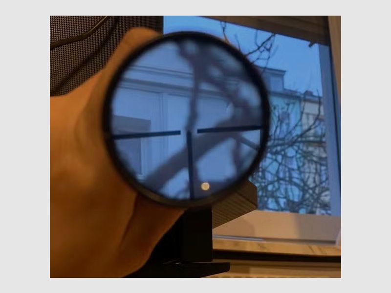 Karl Zeiss Jena Zielsechs telescopio 100% originale WW2