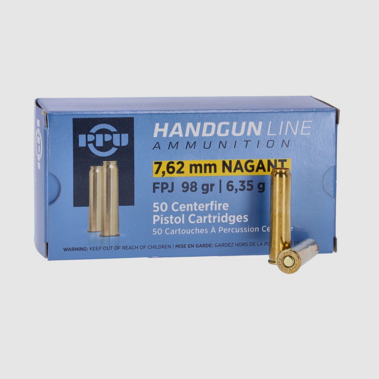 PRVI/PPU 7,62 Nagant FPJ 98 gr. - 50 Stk.