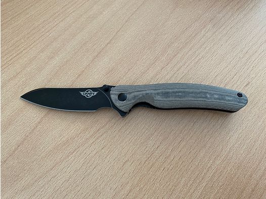 Drever OD Green Micarta Griff Taschenmesser mit Münze NEU mit OVP 