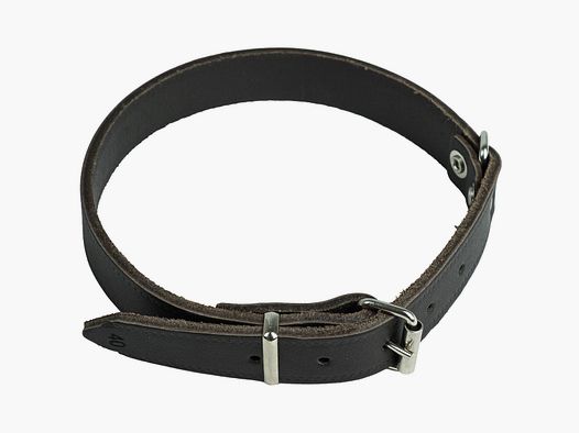 Collier pour chien marron foncé