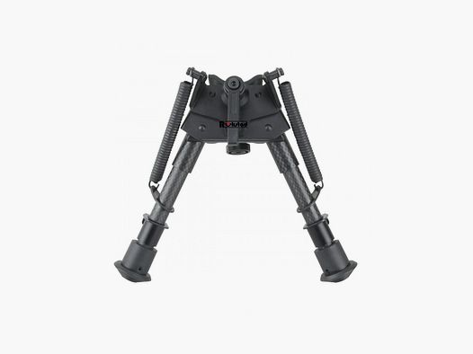 Carbon Fiber 6-9" Swivel Spring Bipod